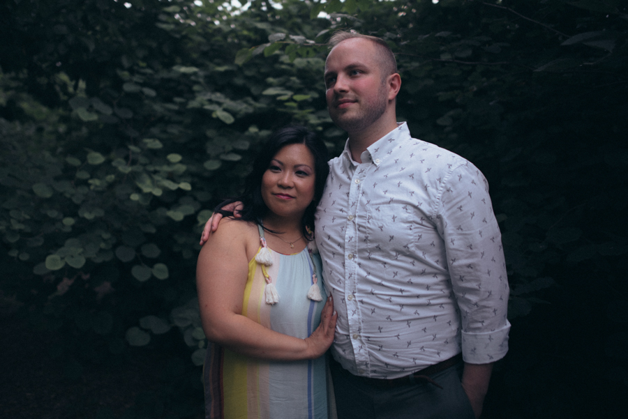 Rutgers Gardens Engagement Session / Documentary wedding photography Connecticut and New York